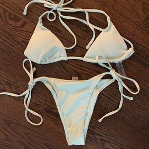 Mint green bikini